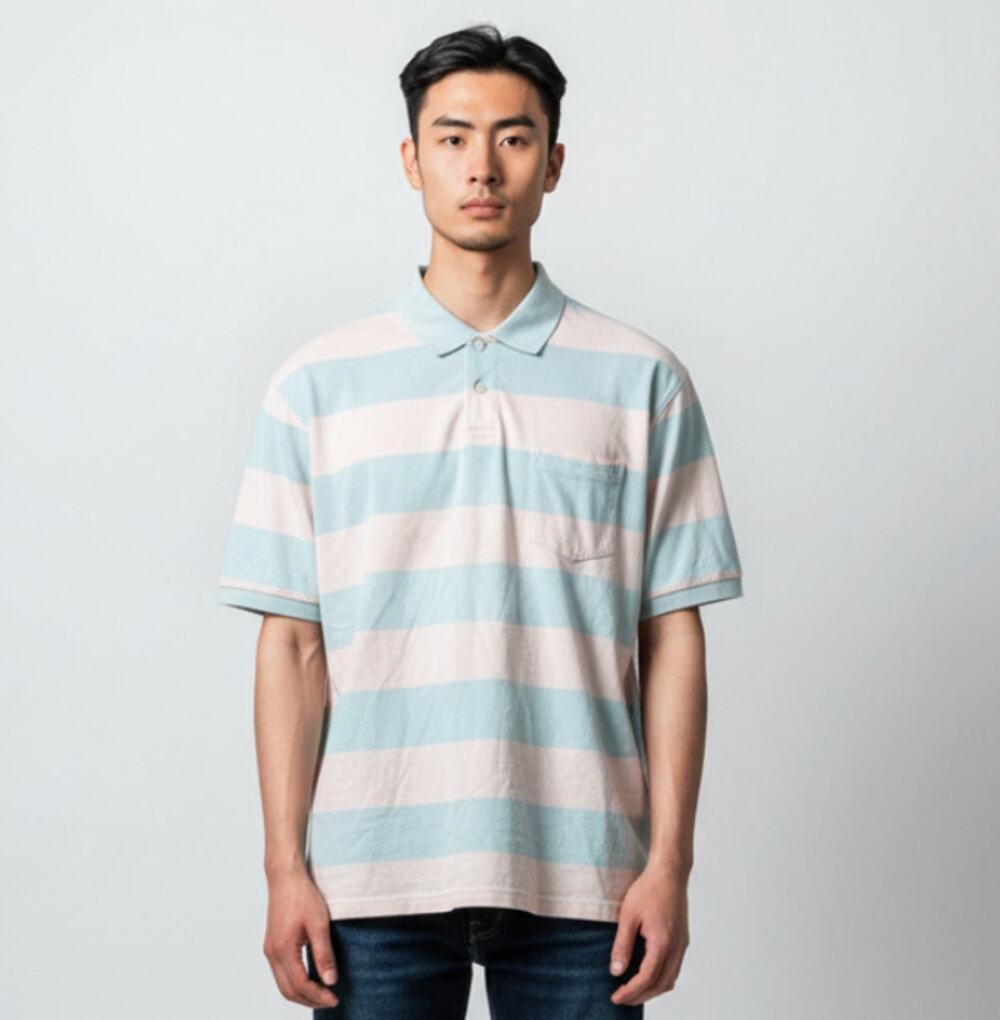 J.CREW Men's Striped Polo Shirt Size XL